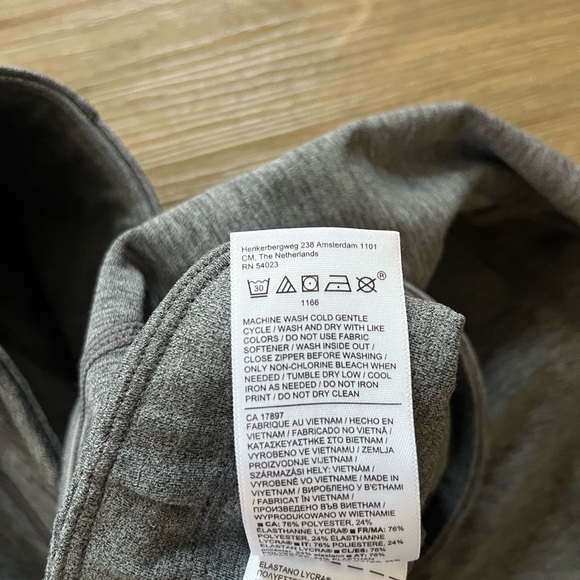 Athleta Rainier Heathered Tight Leggings Heather Grey Womens Large - Picture 8 of 11